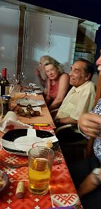HOMMAGE A N.D. DE SANTA CRUZ A DALIAS DU 7 AU 10 JUIN 2019 (743) REPAS CHEZ ANGE AVANT LE DEPART 